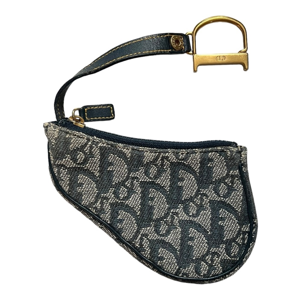 Dior Trotter Monogram Saddle Key Pouch Wallet